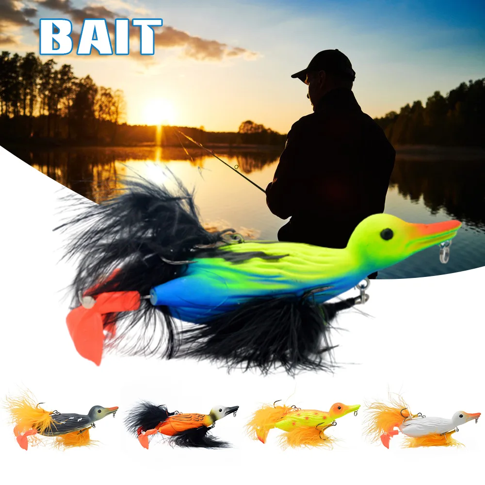 

Fishing Lures Shape with Hooks for Fishing Accessories 6 Colors Durable Bait PVC