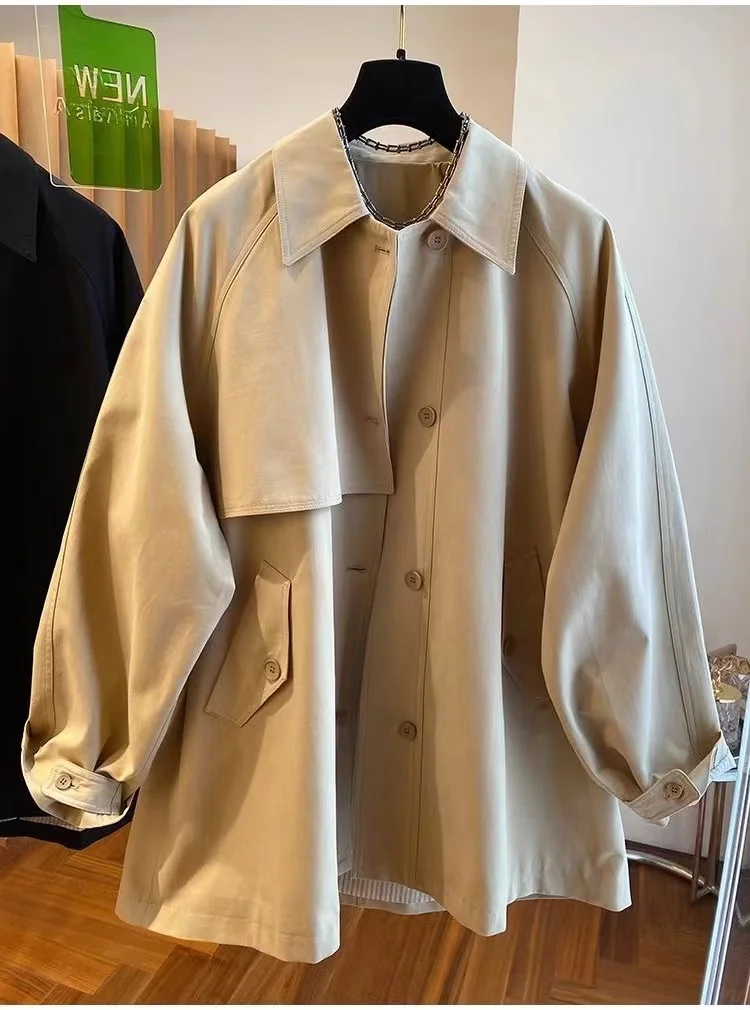 Французская Свободная рабочая одежда в британском стиле средней длины