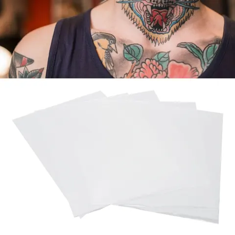 50 шт. прозрачная переводная бумага для татуировок прозрачный узор термопереводная пленка для татуировок бумага