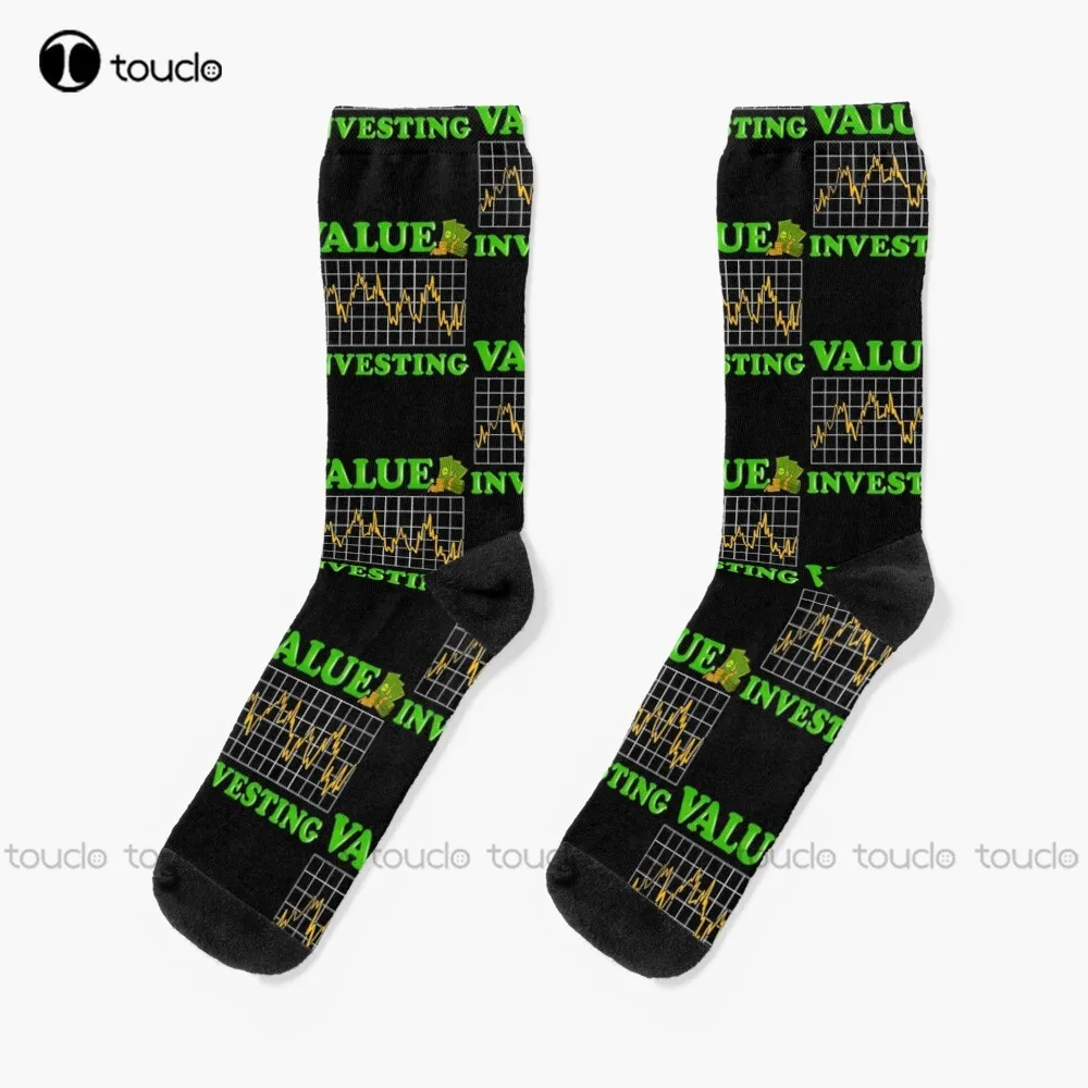 

Value Investing Stock Market Investing Finance Socks Womans Socks Personalized Custom Unisex Adult Teen Youth Socks New Popular