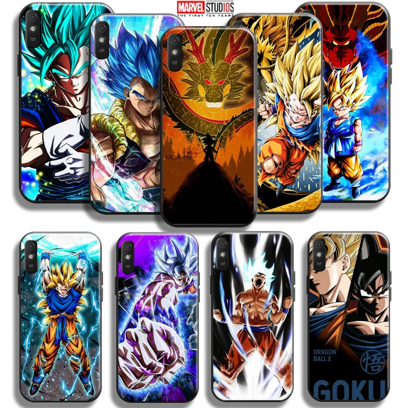 

Dragon Ball Anime Phone Case 6.53 Inch For Xiaomi Redmi 9A 9AT Back Black Silicone Cover Coque Soft