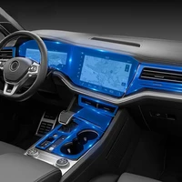 for volkswagen touran 2019 2021 car interior center console transparent tpu protective film anti scratch repair film accessories