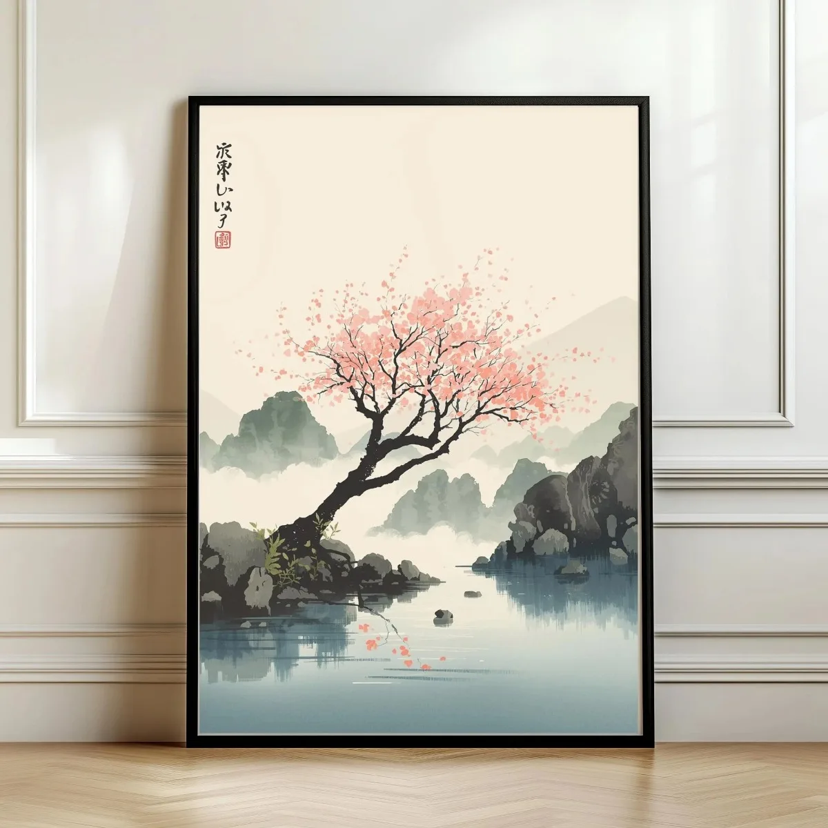 

Постер с изображением японской вишни