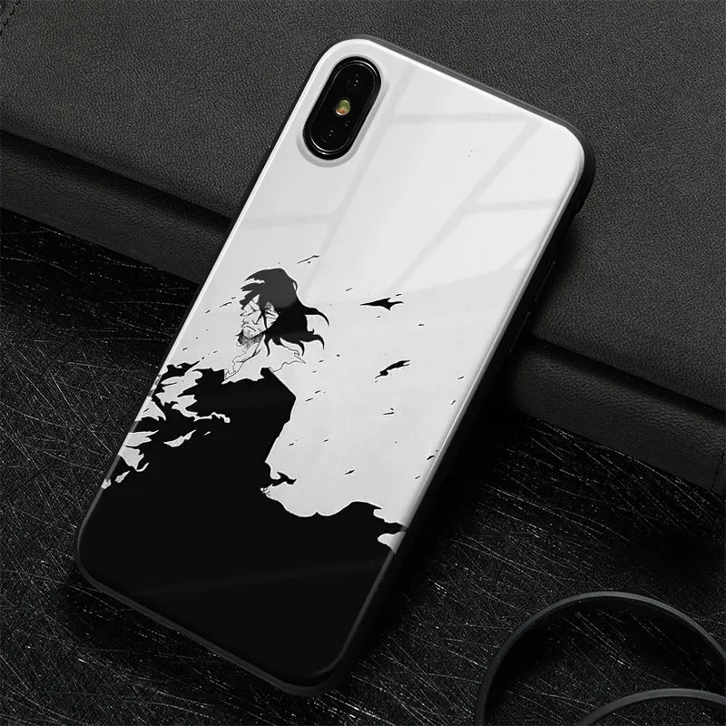 Zangetsu Отбеливатель Аниме игра стекло Мягкий силиконовый чехол для телефона iPhone SE