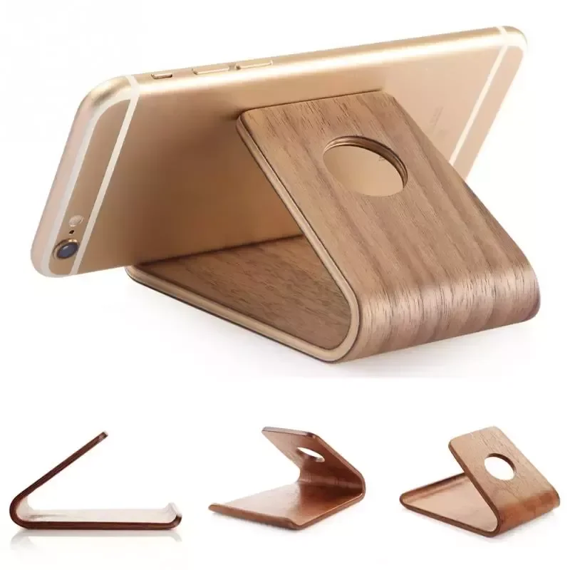 

NEW2023 Wooden Bamboo Wood Stand Holder for iPad 6 6S S6 S7 Note5
