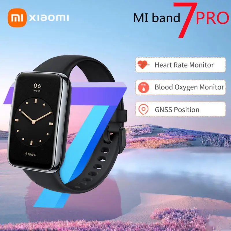 

Original Xiaomi Mi Band 7Pro Wristband Mi Band 7 Pro Smart Band AMOLED Screen GPS Blood Oxygen Fitness Tracker XIAOMI Smartband