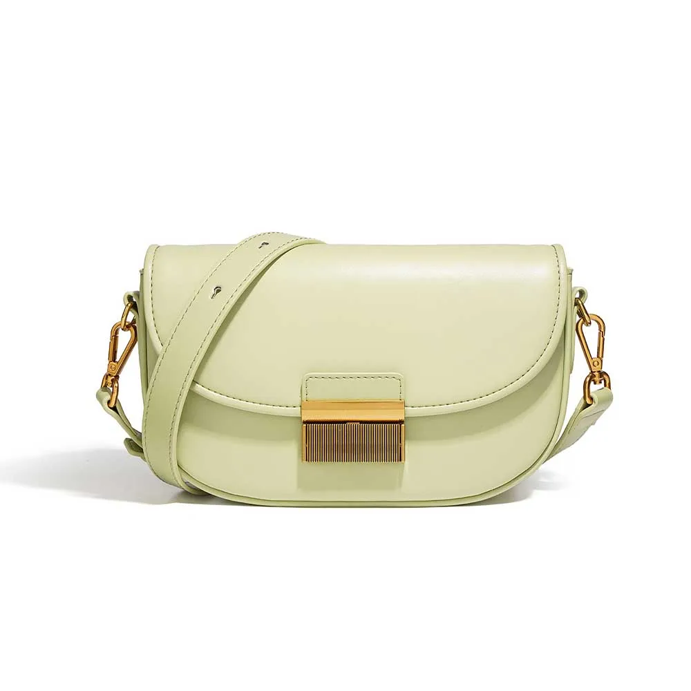 

Женская сумка-седло из натуральной кожи