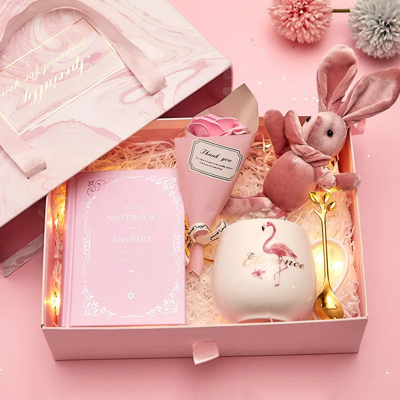 

Тетрадь и кукла девочка B6 Kawaii в твердом переплете, дневник, книга ответов, школьные принадлежности, ручная книга, Подарочная коробка, ректор