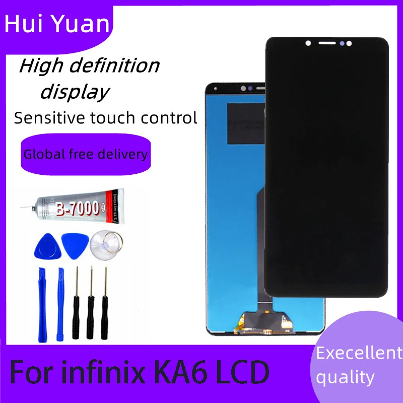 

6.2"For Tecno Spark Youth KA6 LCD Display With Touch Panel Screen Glass Combo Assembly Replacement Parts