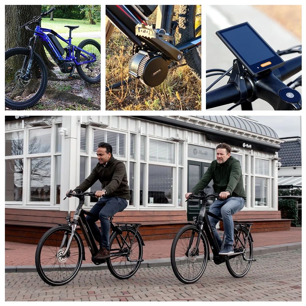 BAFANG 36V 250W Mid Drive Motor Electric Bicycle Brushless Kit with 20Ah Rear Racktype Carrier Mounted Battery for E Bike BBS01 | Спорт и