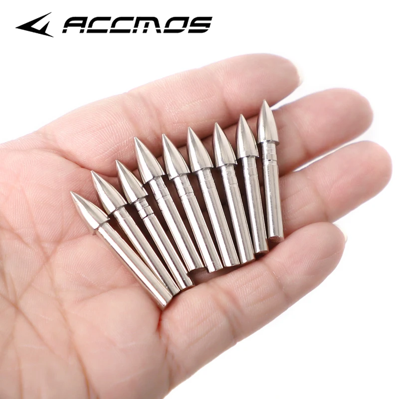 

85 grain Iron Bullet Point Tip For ID 4.2mm Arrow Shaft Accessories Archery Bow Hunting Shooting