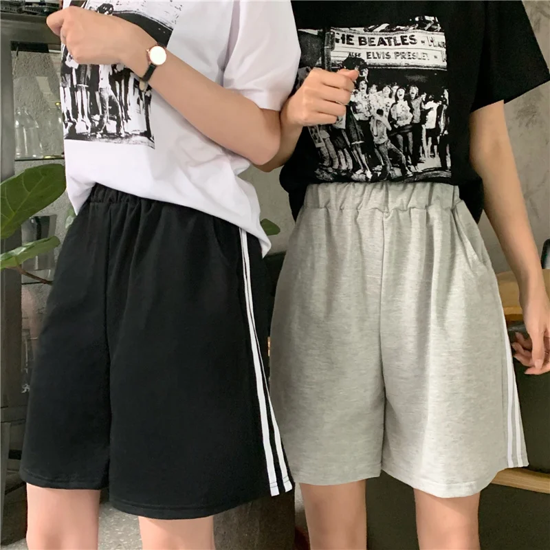 

Ulzzang Loose Women's Shorts Straight Mujer Shorts Shorts Sports Casual Simplicity Biker Clothing Student Summer Wild Harajuku