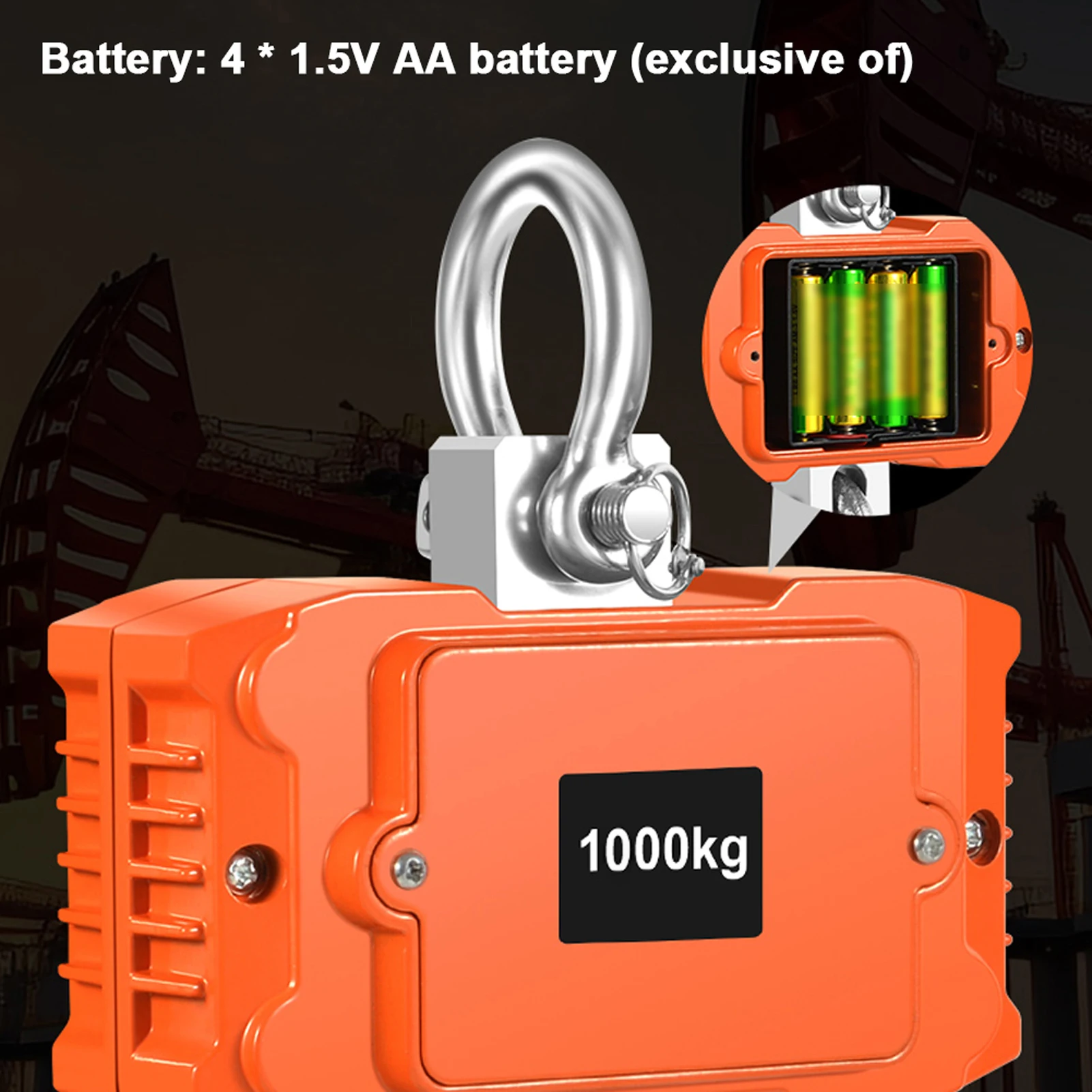 Электронные весы Crance с цифровым ЖК-дисплеем 1000 кг