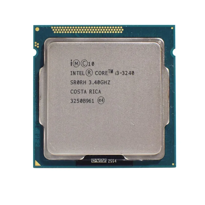 

Двухъядерный процессор Intel I3 3240, 3,4 ГГц, LGA 1155, TDP, 55 Вт, 3 Мб кэш-памяти, Φ 10 шт./партия, процессор ЦП