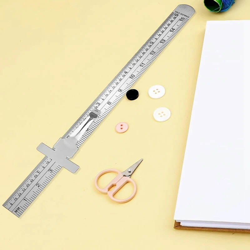 Линейка из нержавеющей стали высококачественная металлическая Метрическая