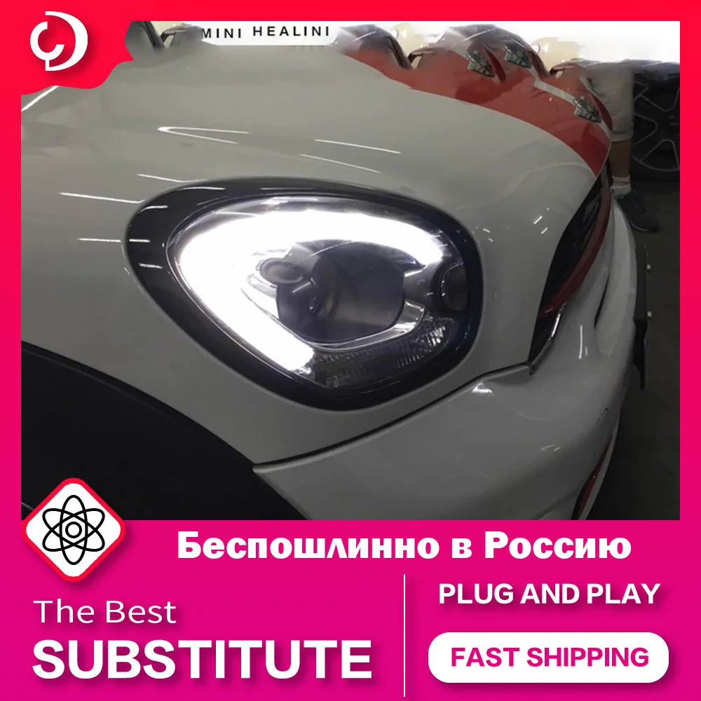 

AKD Car Styling Headlights for Mini R60 LED Headlight 2007-2016 LED Headlight Countryman Led Projector Automotive Accessories