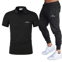 new 2022 summer mens tracksuit golf brand male polo shirts jogging sportswear suit j lindeberg two piece mens sports suit