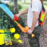 rechargeable lithium electric hedge trimmer tea tree ball pruning machine cutting tea garden greening shrub green grass machine