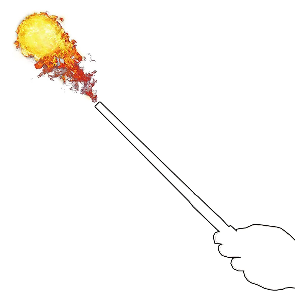 

Fire Magic Wand Around Halloween Props Scepter Christmas Party Gifts Movies Figure Party Scene Props