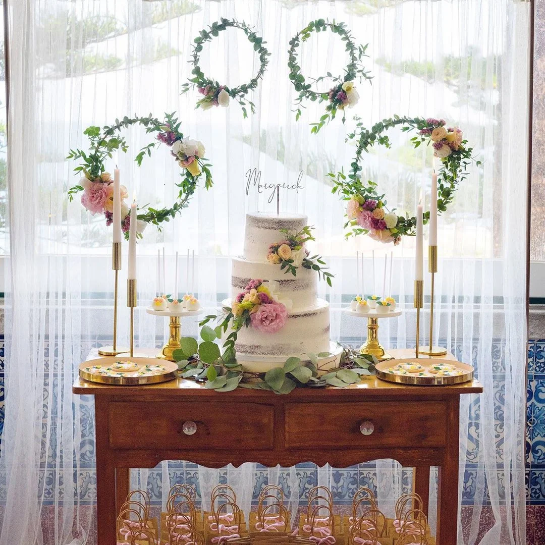 ИД Мубарак деревянное подвесное украшение с металлическим кольцом для Рамадана