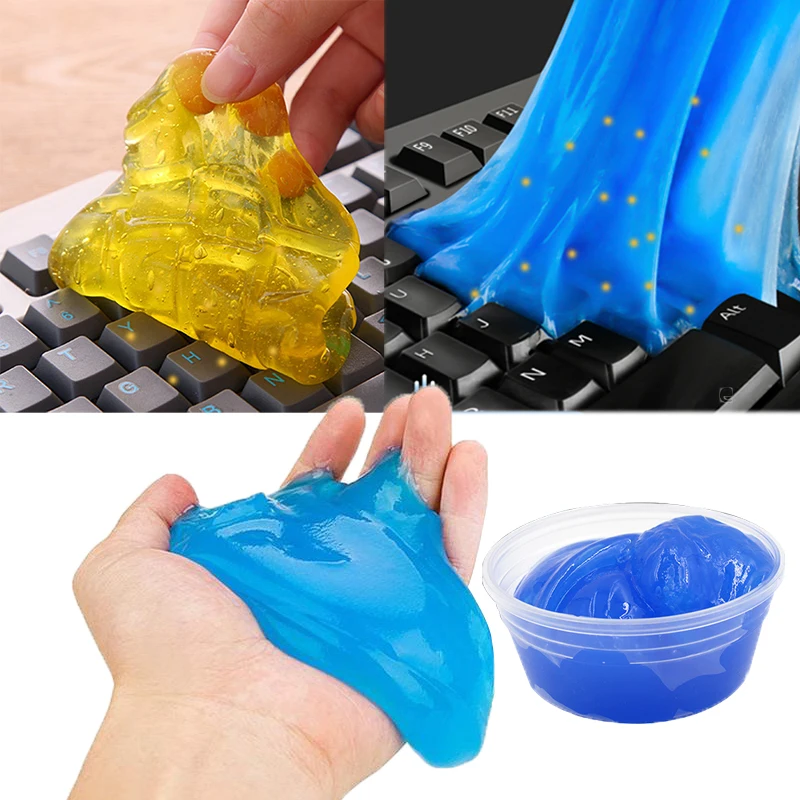 NEW 60ml Slime for Keyboard Cleaner Magic Super Gel Dust Clean Clay Mud Supplies Toys for Keyboard Laptop USB Cleanser Glue Toys