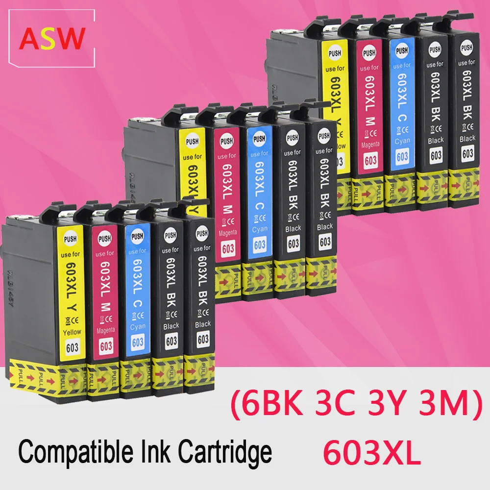 603XL E603 T603 603XL T603 Compatible Ink Cartridge For Epson XP 2100 2105 3100 3105 4100 4105 2810 2830 Printer