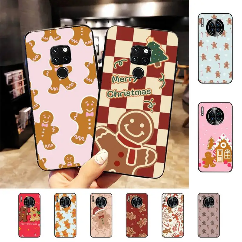 

Gingerbread man Phone Case for Samsung A51 A30s A52 A71 A12 for Huawei Honor 10i for OPPO vivo Y11 cover