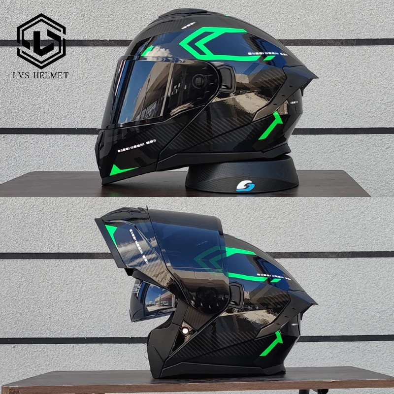 Фото Модульный откидной мотоциклетный шлем kask на все лицо kask №4
