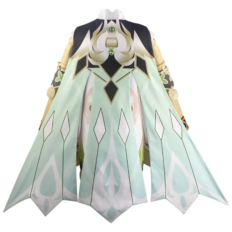 Новинка 2025 Genshin Impact Nahida Maid карнавальный костюм парик Lesser Lord Kusanali милое стильное