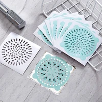 10 pcs disposable bathroom sewer outfall sink drain hair strainer stopper filter sticker kitchen supplies anti blocking strainer