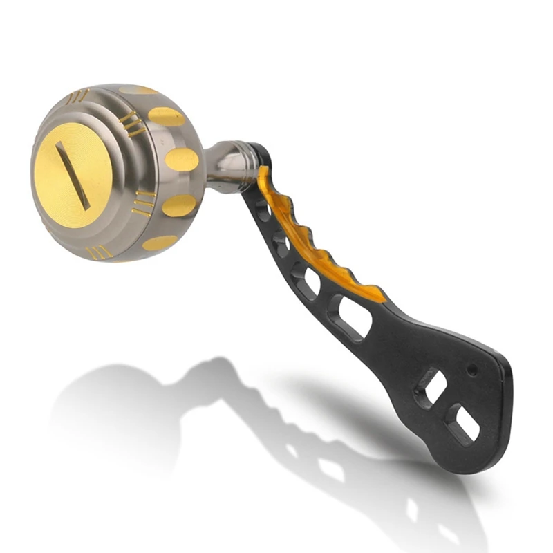 

1Set Single Rocker Arm Metal Rocker Arm Of Fishing Reel Drum Rocker Arm Refitting Of Fishing Reel Metal Titanium Color