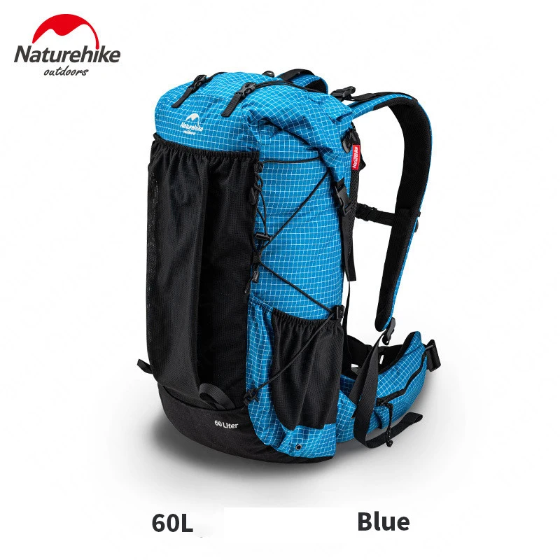 

Naturehike Upgraded Version 60L+5L Camping Hiking Climbing Backpacks Breathable Lightweight With Rain Cover NH19BP095