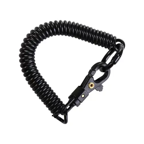Винтовые пружины, эластичный брелок со спиральным свистком, анти-потерянная застежка-лобстер, веревка, пружинный брелок, браслет, пружинный брелок, крючки для ключей