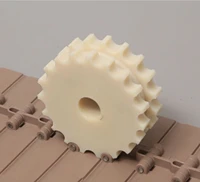 2pcs 820 series 19teeths od117mm flat top chain plate supporting nylon sprocket driving wheel