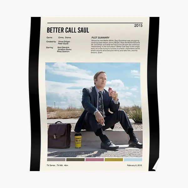 

Better Call Saul Tv Series Minimalist Poster Vintage Print Mural Funny Art Picture Home Decoration Room Painting Wall No Frame