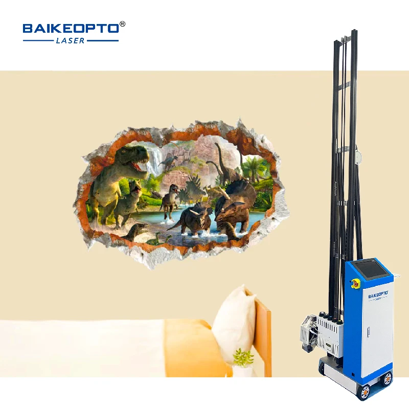 Двойная 3D УФ-струйная печатная машина DX7 для стены холста стекла керамической