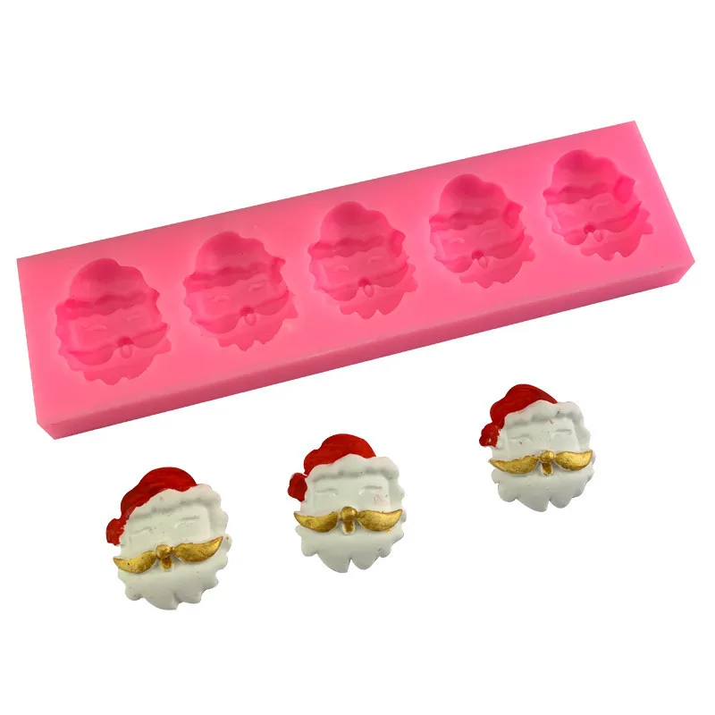 

Декоративная силиконовая форма «Дед Мороз»