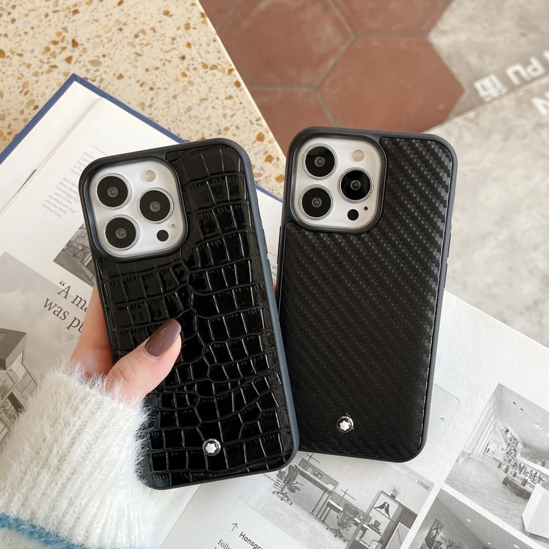 

Luxury Snake PU Crocodile Print Leather Solid color Phone Case For iPhone 14 Pro Max 13 12 11 Pro Max Shockproof Cover Coque