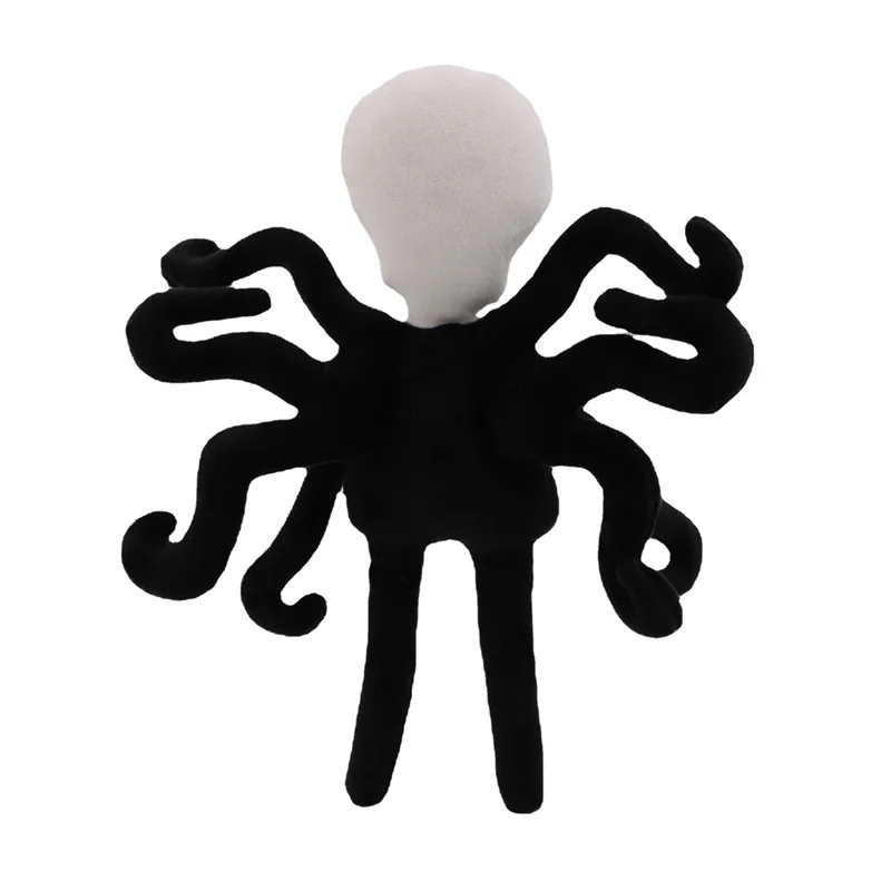 

Страшная плюшевая игрушка Slenderman, стройный человек, стеснительный парень, мягкая кукла, игра ужасов, домашний декор, Хэллоуин, рождественски...