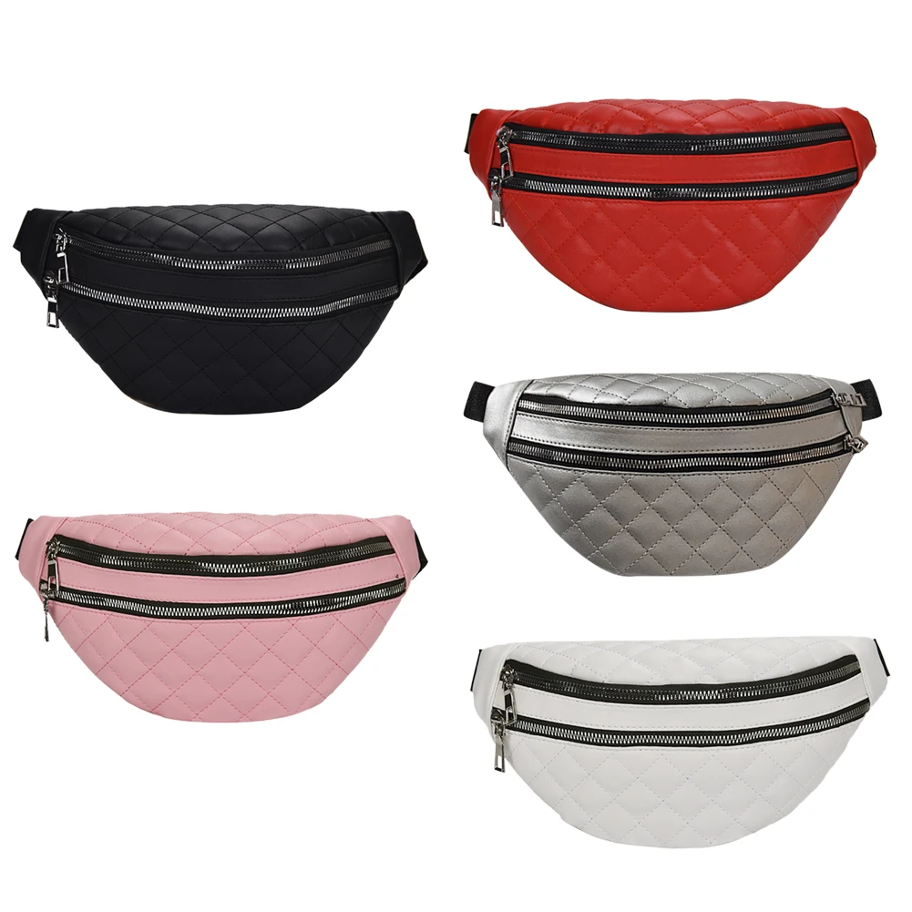 

Лидер продаж, сумки, многофункциональные однотонные Поясные Сумки из искусственной кожи, женские сумки-мессенджеры на плечо, однотонные ко...