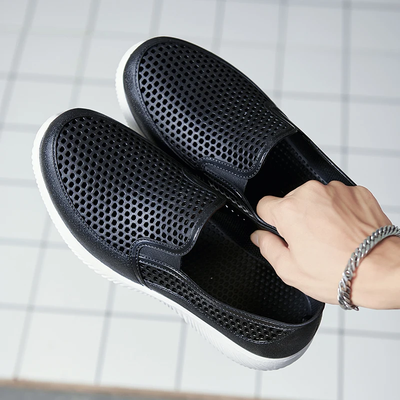 Breathable Beach Outdoor Aqua Bathroom Anti-slip Shoes Summer Men's EVA Hole Quick-Drying Wading Water Slipper Sandals Light