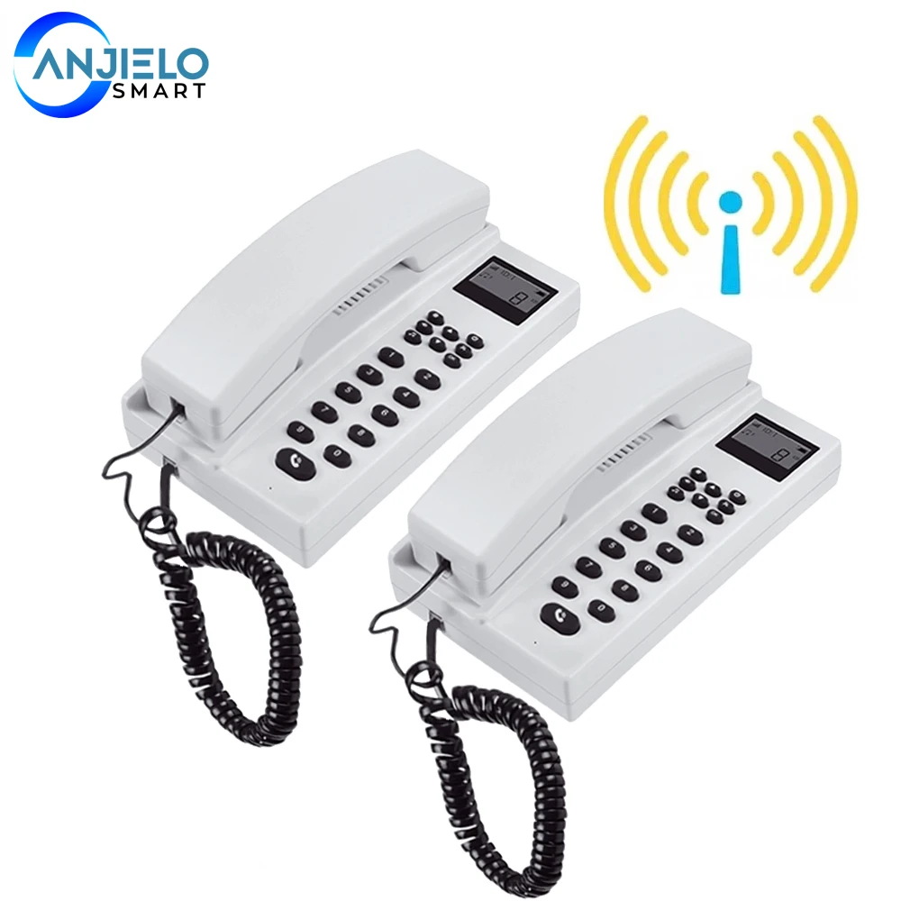 

Беспроводной домофон 2,4 ГГц, склад, беспроводной голосовой домофон, квартира, вилла, рация, беспроводной швейцар, телефон для домашнего офиса