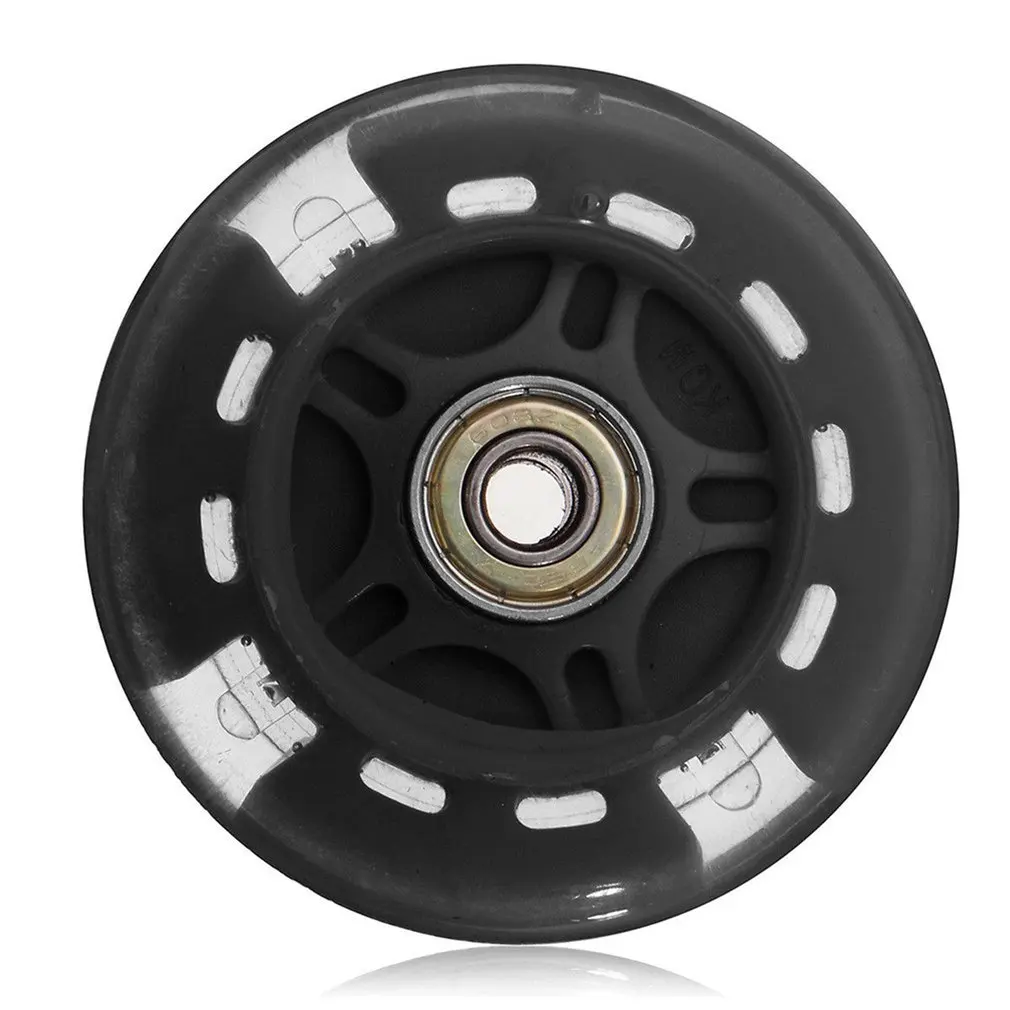 80 мм светодиодное колесо для мини-или макси прочного скутера мигающие огни