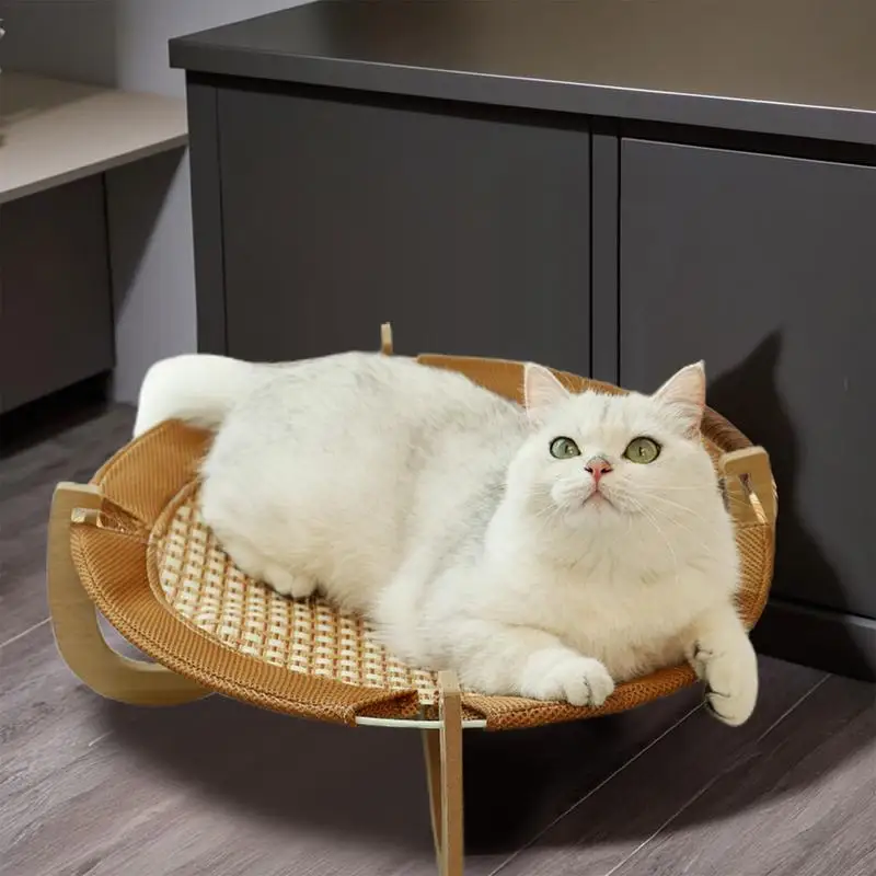Коврик для сна из ротанга домашних животных дышащий охлаждающий мат