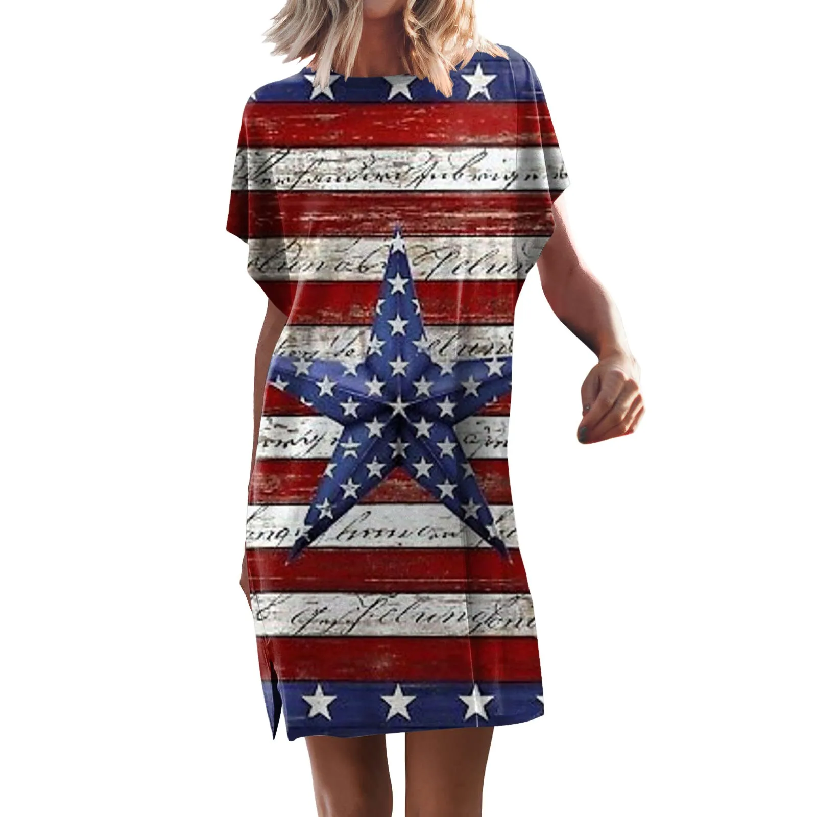 

Женское летнее платье-футболка с коротким рукавом, повседневное праздничное платье с принтом для женщин, платья