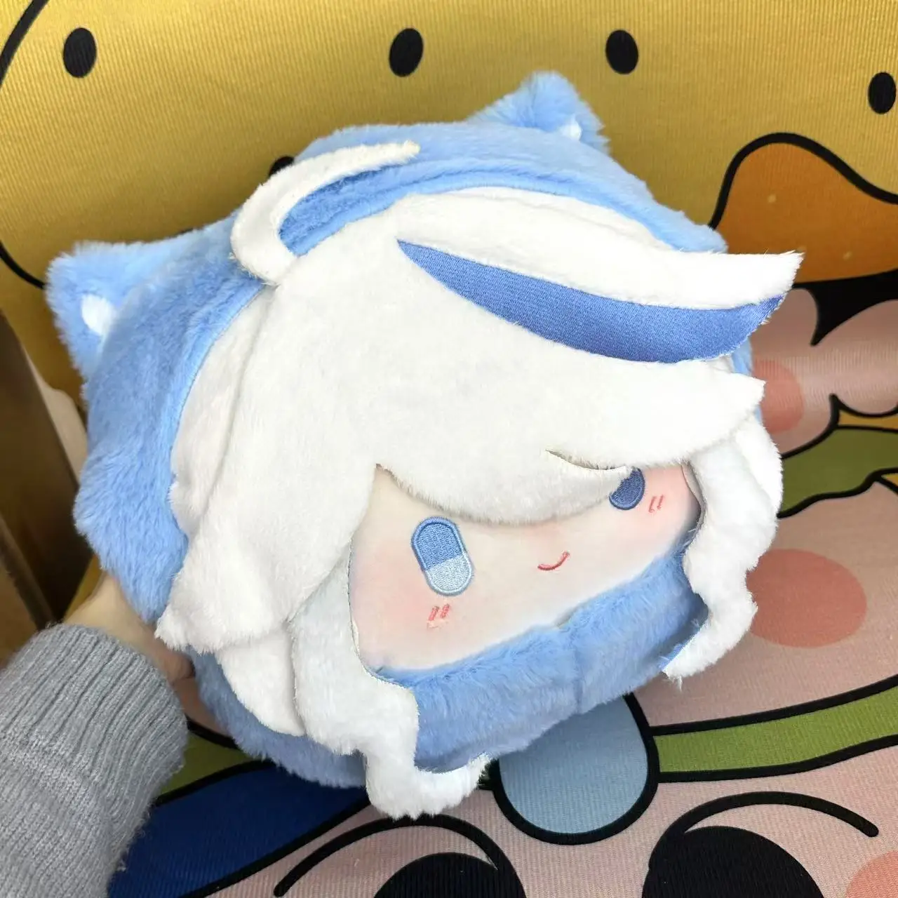 Аниме Genshin Impact Furina Focalors косплей мультяшная подушка для рук спины сохраняющая