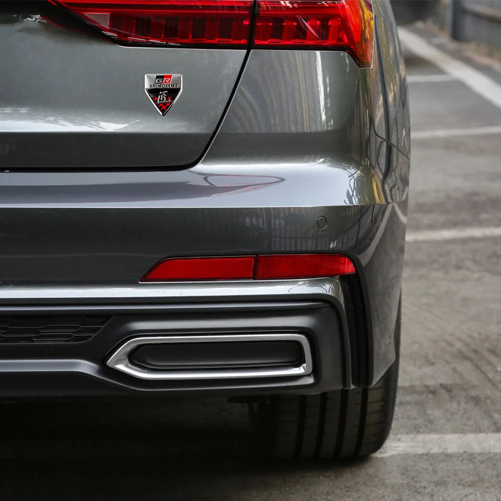 3D алюминиевый спортивный значок GR газо гонки эмблема автомобильный боковой