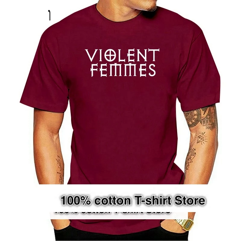 

New Violent Femmes Rock Band Logo Men'S Black T-Shirt S M L Xl 2Xl 3Xl