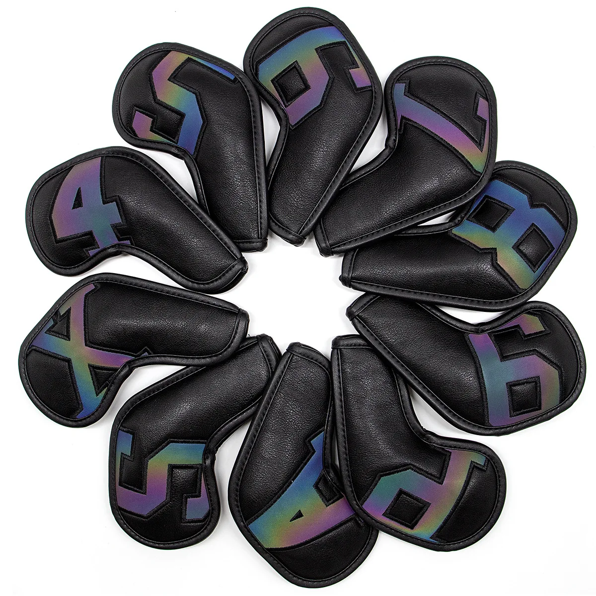 Set Headcovers For Callaway Ping S5 - Big Colorful Number - 
