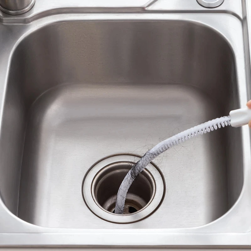 

Pipe Dredging Brush Bathroom Hair Sewer Sink Cleaning Brush Drain Cleaner Clog Plug Hole Remover Sewer Pipeline Cleaning Tools